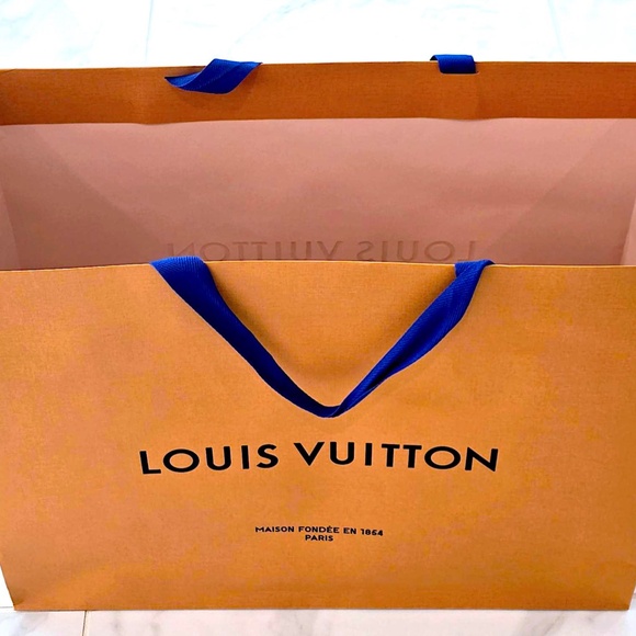 Rare Brand New LOUIS VUITTON Authentic New XXL Orange Gift/Shopping Tote… - Picture 4 of 13